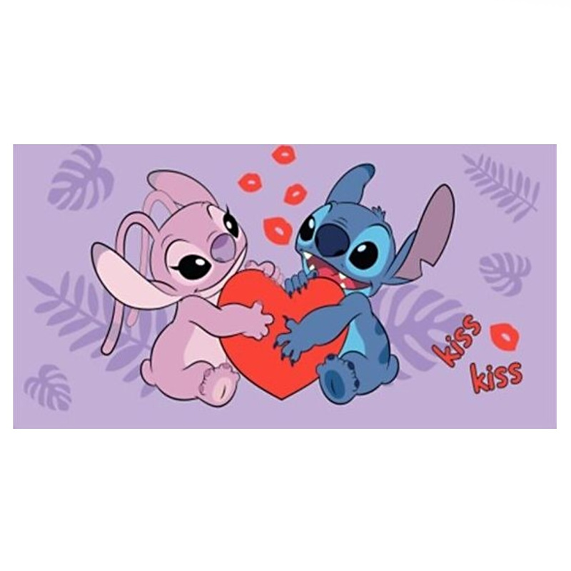 Jerry Fabrics Osuška Lilo a Stitch Kiss Varianta: Osuška Lilo a Stitch Kiss 70x140 cm