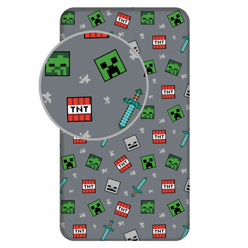 Jerry Fabrics Prostěradlo Minecraft We Got This Varianta: Prostěradlo Minecraft We Got This 90x200x25 cm