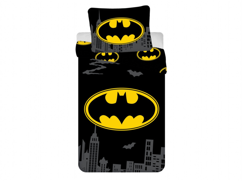 Jerry Fabrics Povlečení Batman The Emblem 140x200, 70x90 cm