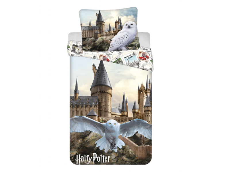 Jerry Fabrics Povlečení Harry Potter Hedwig 02 140x200, 70x90 cm