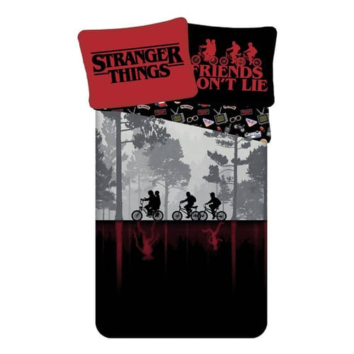 Jerry Fabrics Povlečení Stranger Things Upside Down 140x200, 70x90 cm