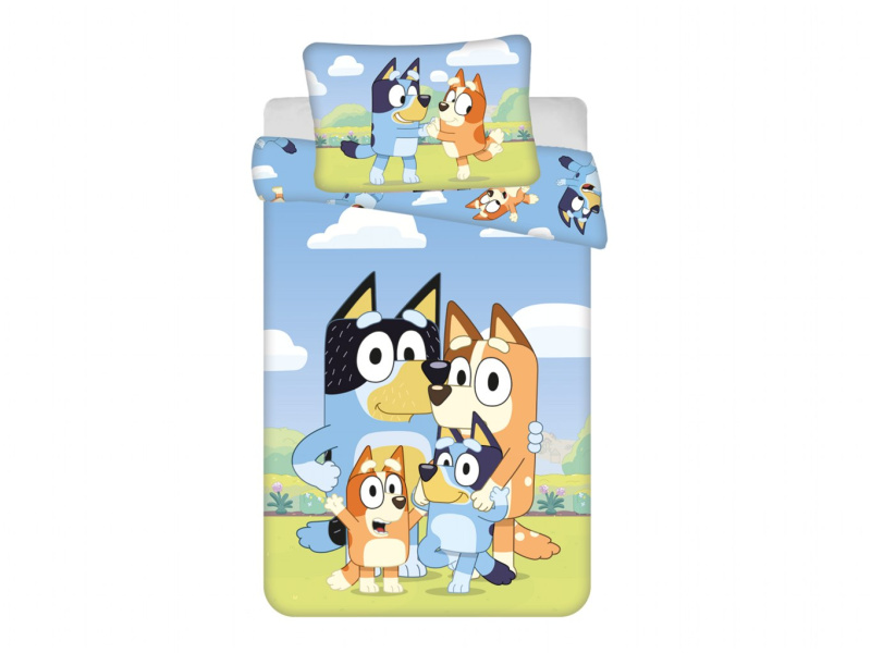 Jerry Fabrics Povlečení do postýlky Bluey 004 baby 100x135, 40x60 cm
