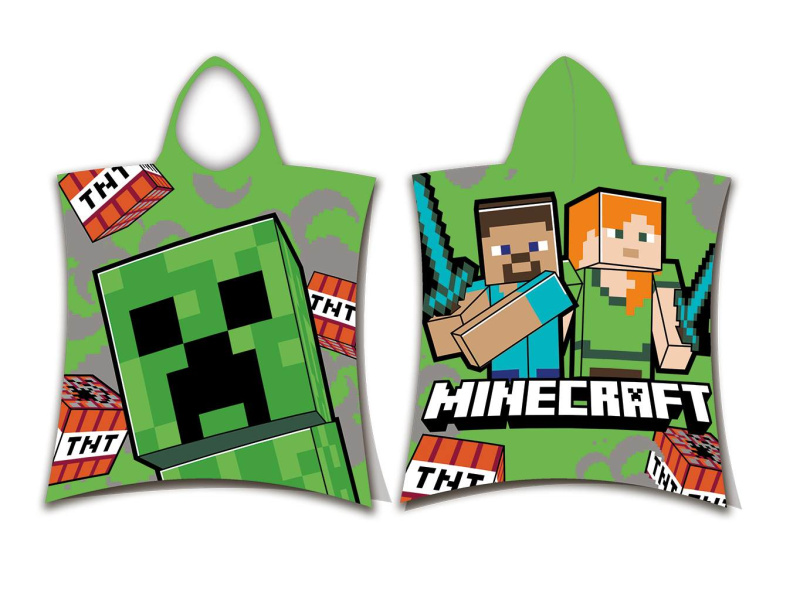 Jerry Fabrics Pončo Minecraft TNT 50x115 cm