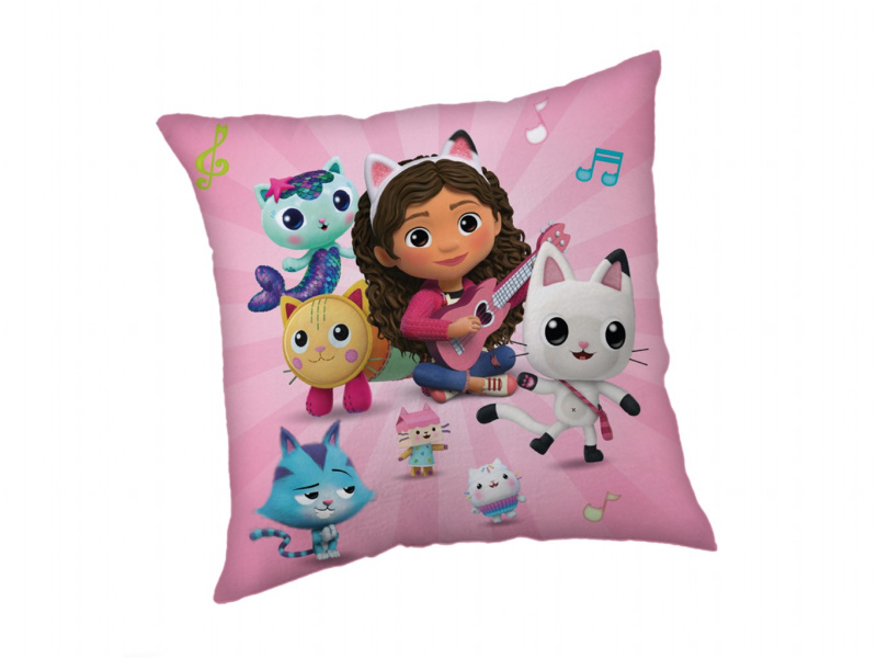 Jerry Fabrics Polštářek Gábinin kouzelný domek GD02 40x40 cm