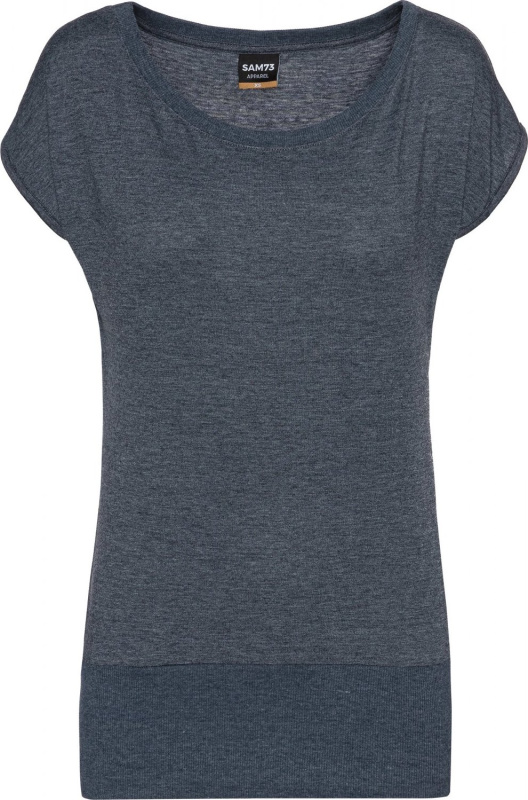 Dámské triko SAM 73 Valeria modré Velikost: XL