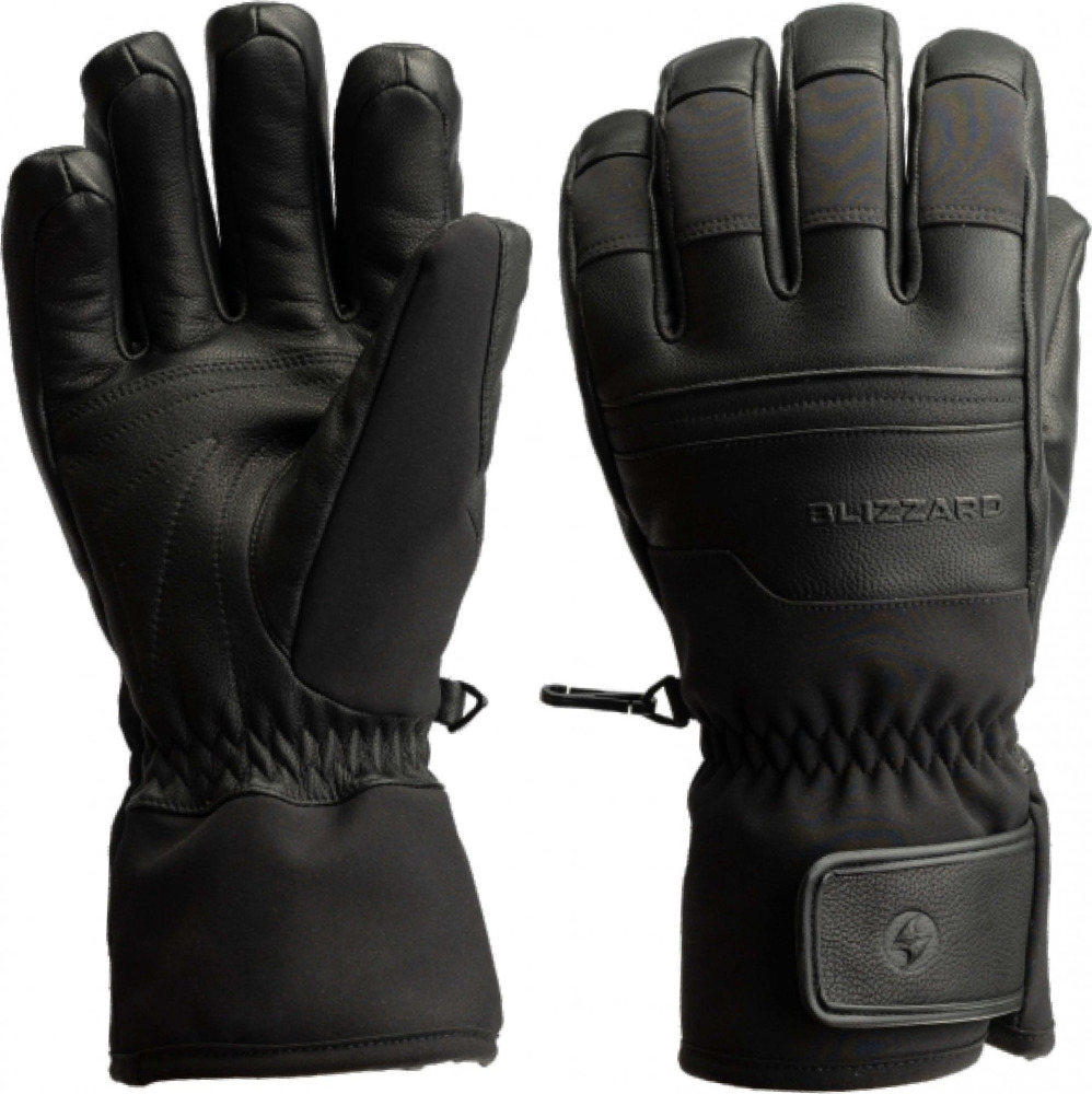 Lyžařské rukavice BLIZZARD Vertex ski gloves, black Velikost: 7