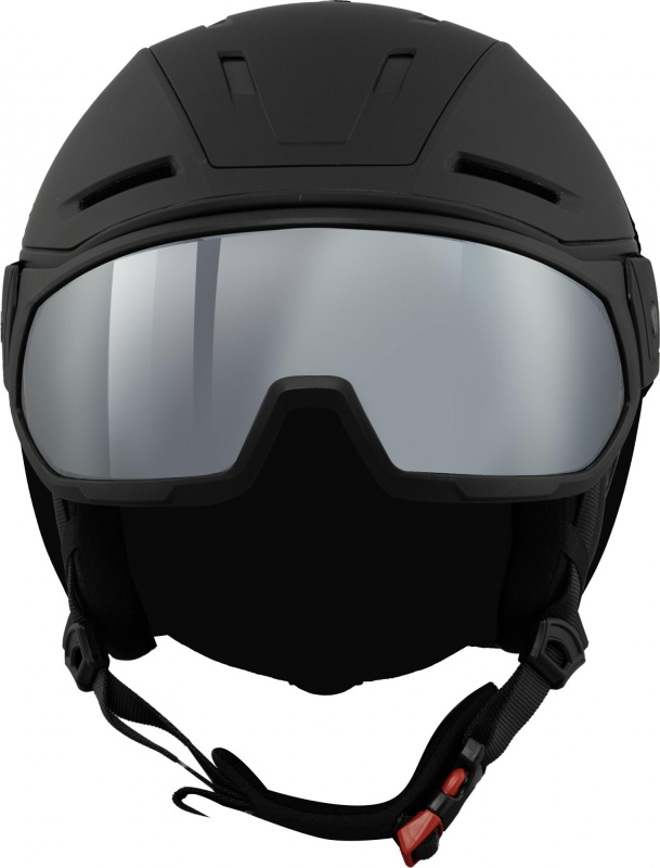 Lyžařská helma BLIZZARD Edge Visor ski helmet, black Velikost: 55/59 cm