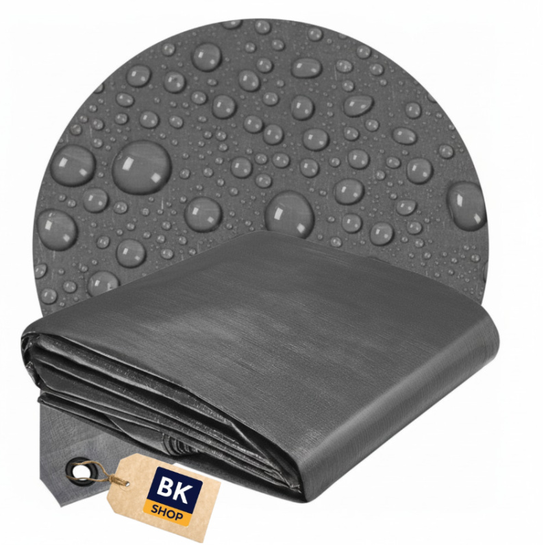 Zakrývací plachta hnědá extra silná 5x8m 200 g