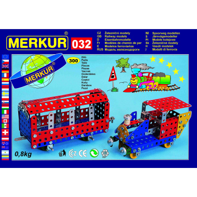 Merkur 032 Železniční modely - 300 dílů