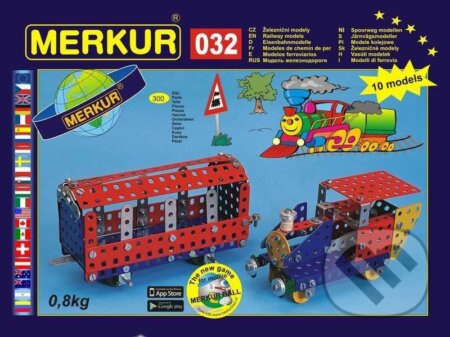 Merkur 032 Železniční modely - 300 dílů