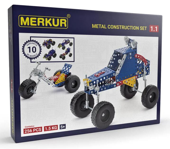 Merkur 1.1 Stavebnice vozidel - 240 dílů