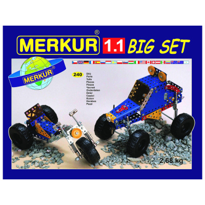 Merkur 1.1 Stavebnice vozidel - 240 dílů