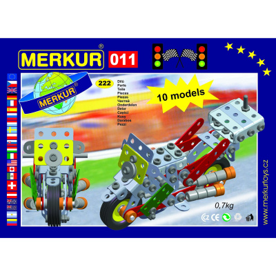 Merkur 011 Motocykl - 222 dílů