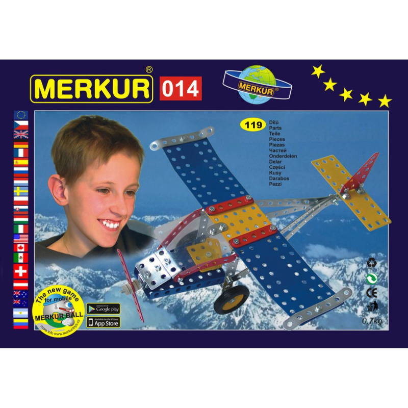 Merkur 014 Letadlo - 119 dílů