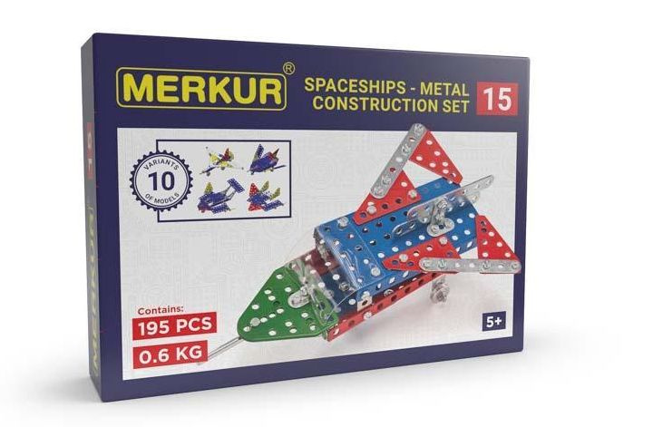 Merkur 015 Raketoplán - 195 dílů