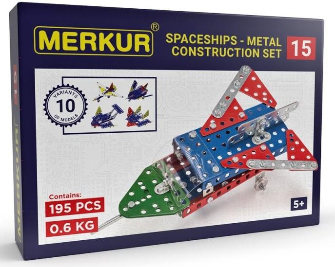 Merkur 015 Raketoplán - 195 dílů