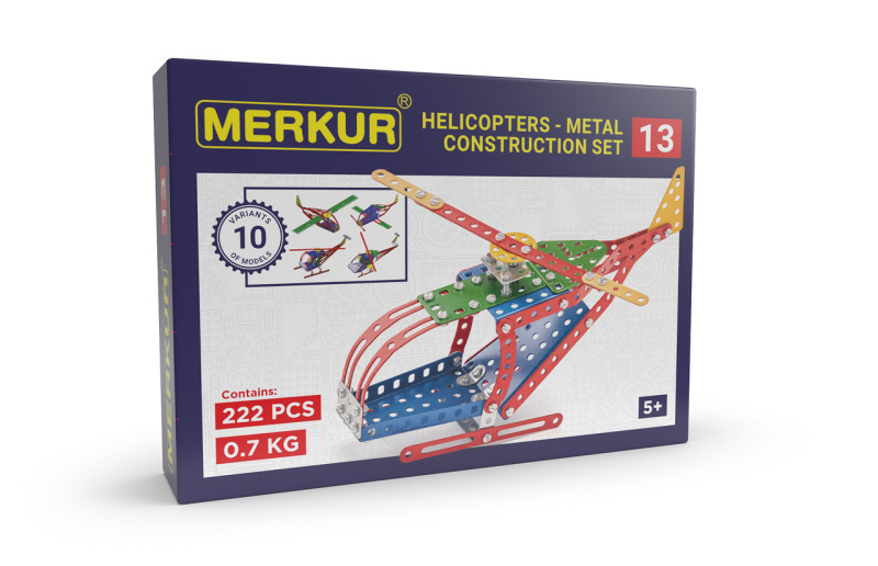 Merkur 013 Vrtulník - 222 dílů