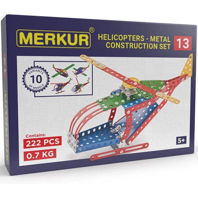 Merkur 013 Vrtulník - 222 dílů