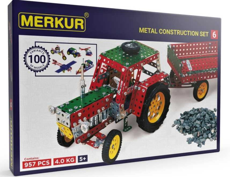 Stavebnice MERKUR - 100 modelů