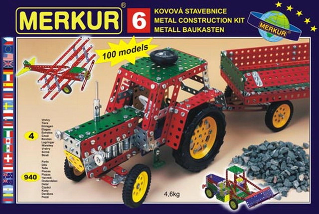 Stavebnice MERKUR - 100 modelů