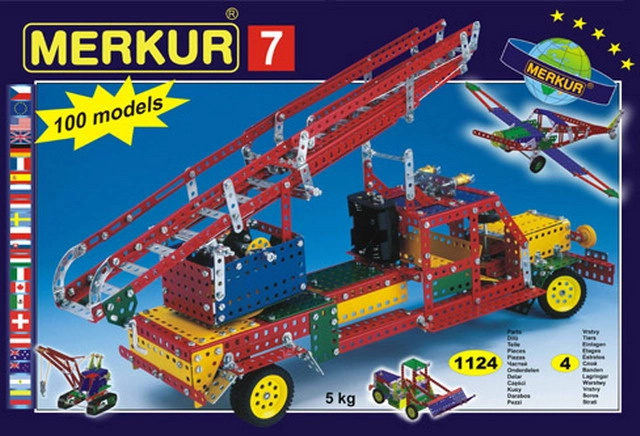 Stavebnice Merkur s 100 modely