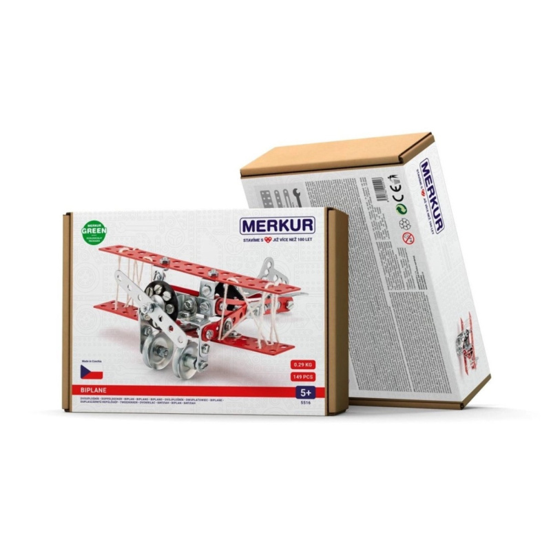 Merkur 051 - dvouplošník, 148 dílů