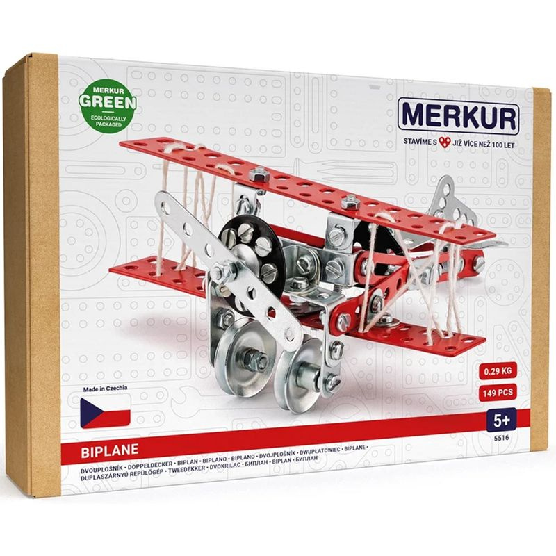 Merkur 051 - dvouplošník, 148 dílů