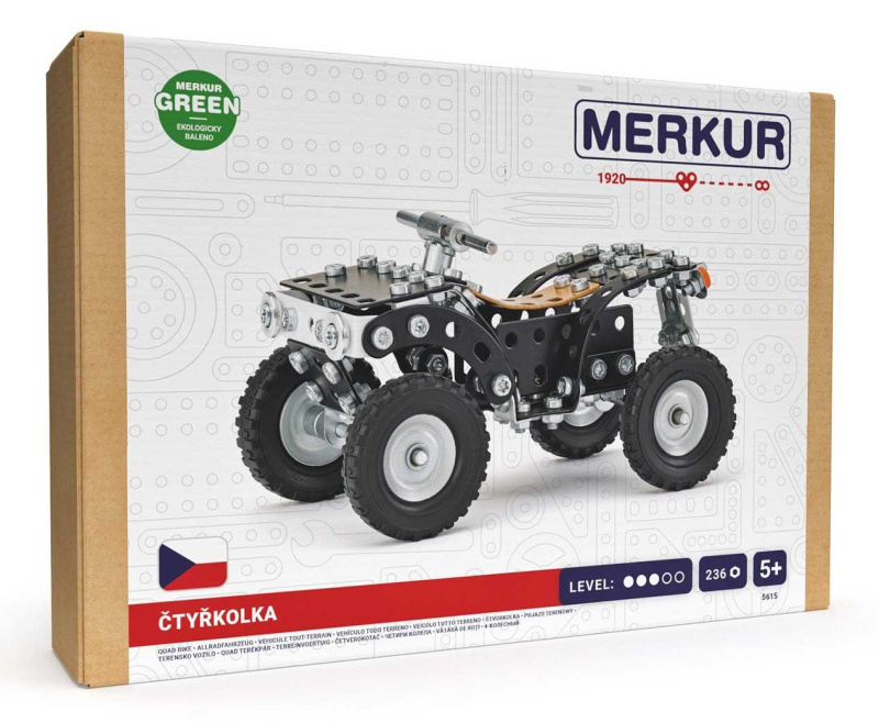 Merkur - Čtyřkolka, 236 dílků
