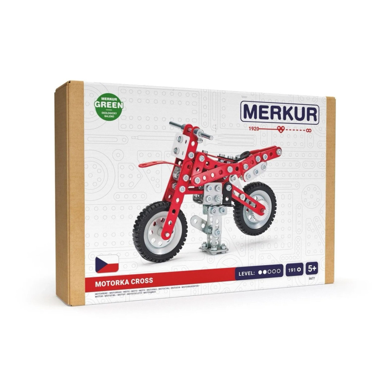 Merkur - Motorka Cross Dirtbike, 191 dílků