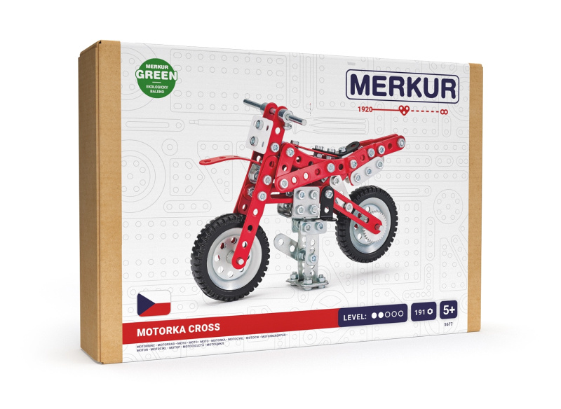 Merkur - Motorka Cross Dirtbike, 191 dílků