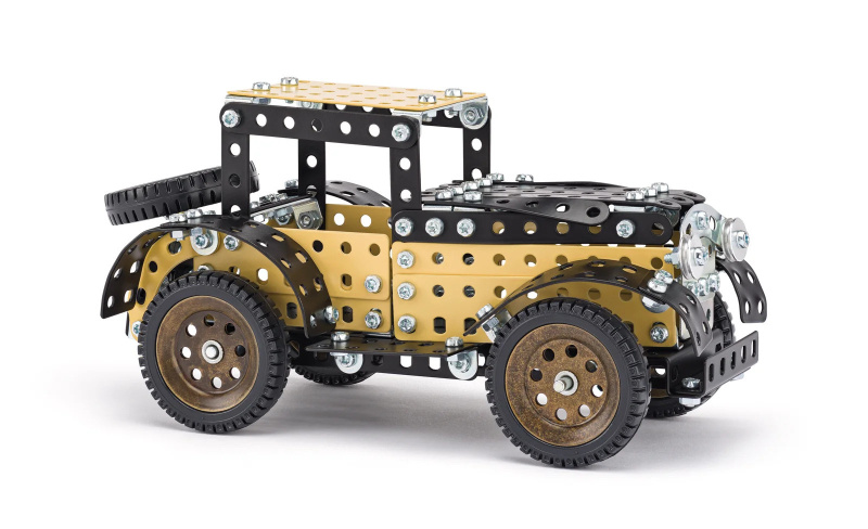 Stavebnice MERKUR Veterán 325ks v krabici 26x18x5,5cm