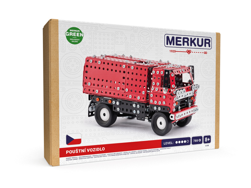 Merkur Pouštní vozidlo 4x4, 708 dílků