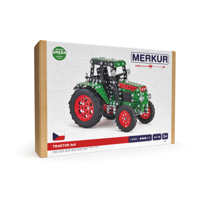 Merkur - Traktor zelený, 567 dílků