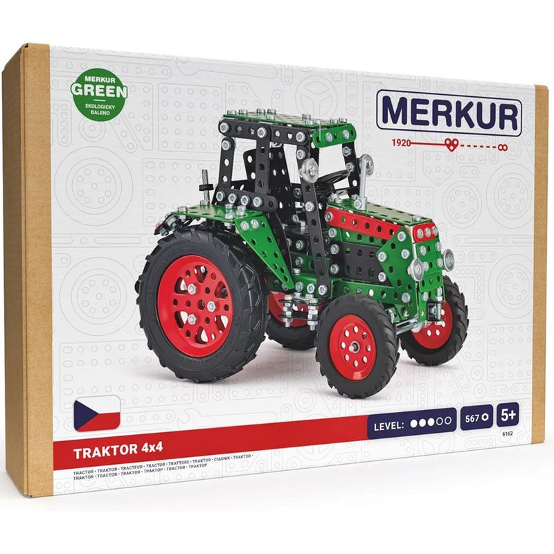 Merkur - Traktor zelený, 567 dílků