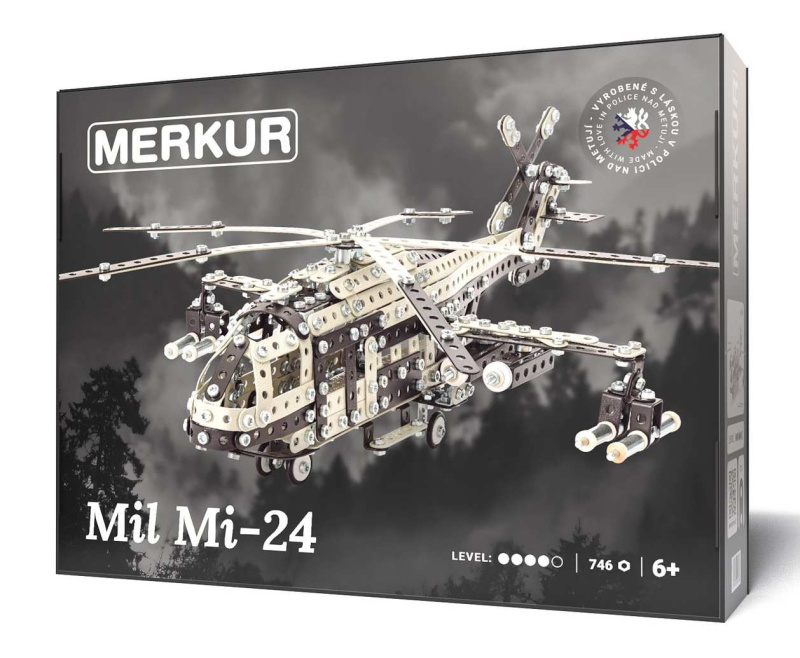 Merkur vrtulník mil mi-24, 746 dílků
