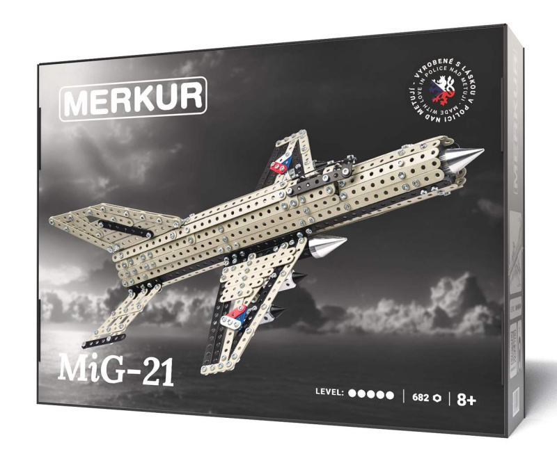 Merkur - Stíhač Mig 21, 682 dílků