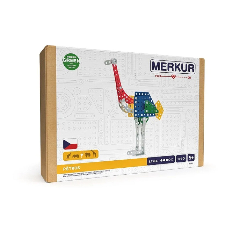 Merkur - ZOO Pštros, 106 dílků