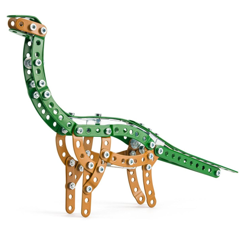 Merkur brachiosaurus – kovová stavebnice (145 dílků)