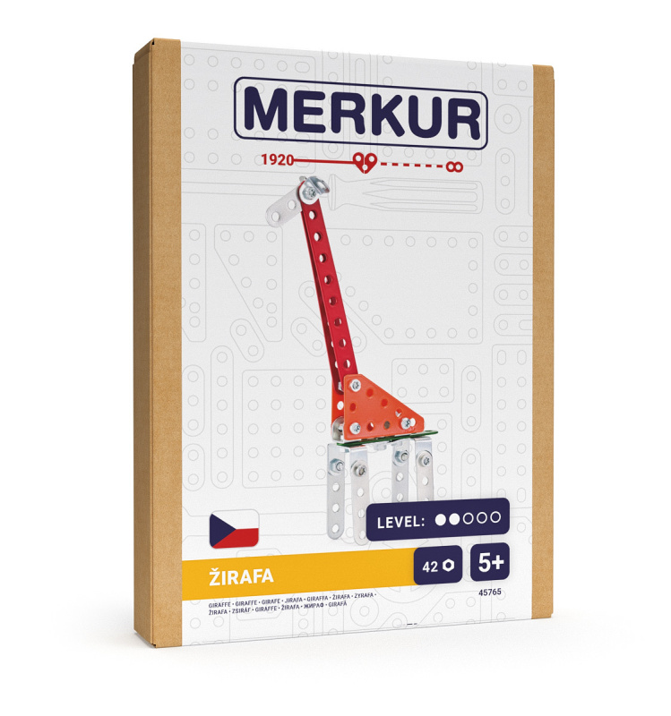 Stavebnice Merkur Žirafa Mini 42 Ks