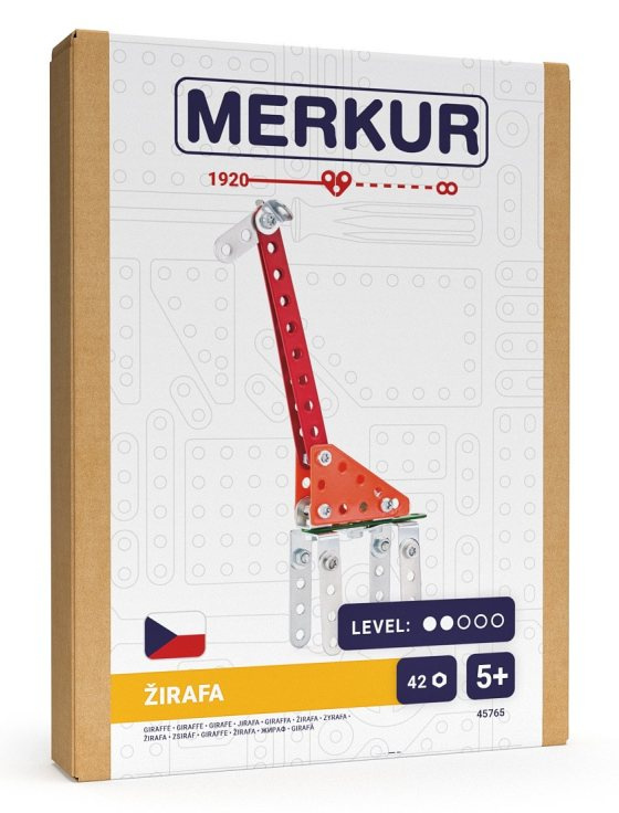 Stavebnice Merkur Žirafa Mini 42 Ks