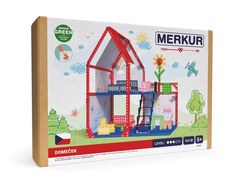 Merkur Domeček pro panenky 345 ks