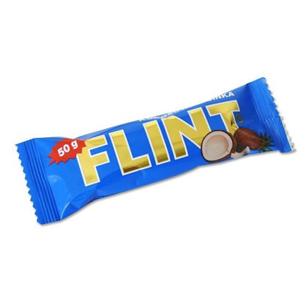 Flint kokosová tyčinka s tmavou polevou