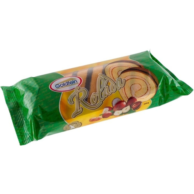 Goldfein Lískooříšková roláda zdobená