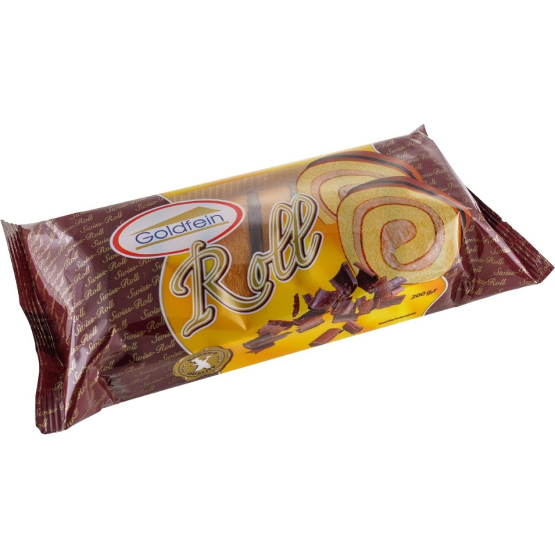 Goldfein Kakaová roláda polévaná