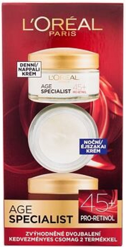 L’Oréal Paris Age Specialist 45+ výhodné balení pro zralou pleť
