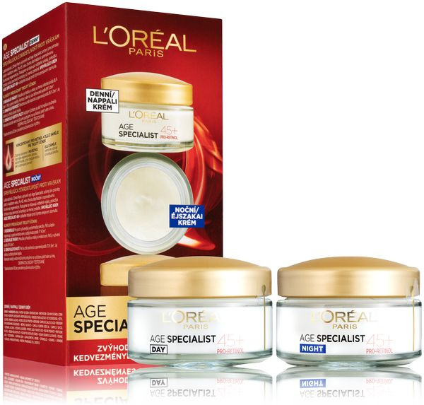 L’Oréal Paris Age Specialist 45+ výhodné balení pro zralou pleť