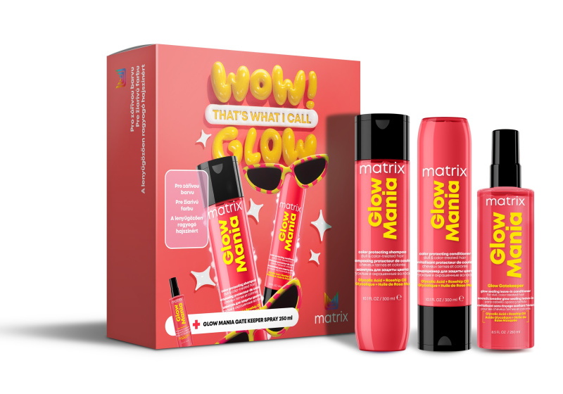 Matrix Glow Mania dárková sada pro barvené vlasy