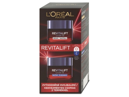 L'Oréal Paris Dárková sada pleťových krémů Revitalift Laser