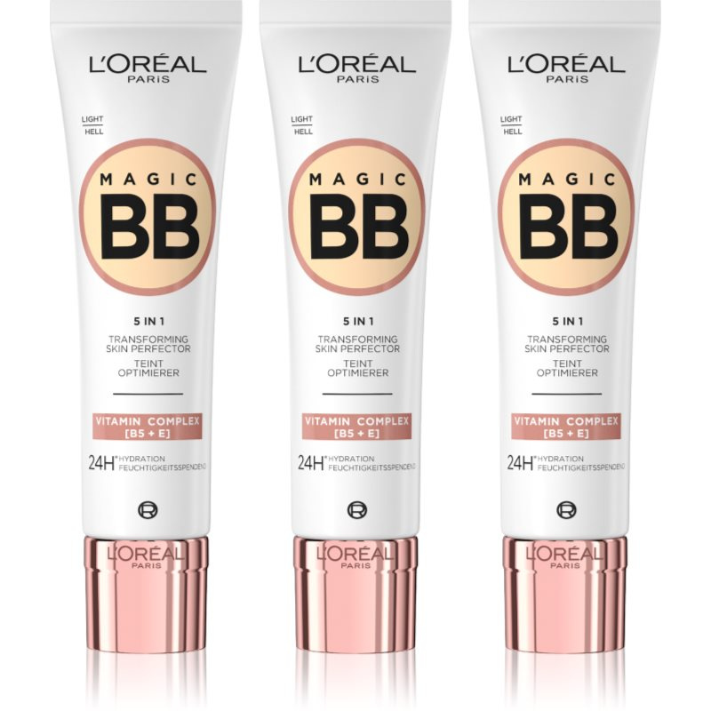 L’Oréal Paris Magic BB BB krém výhodné balení 3 ks