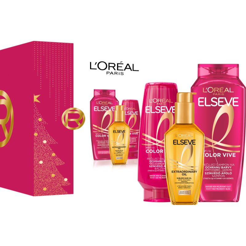 L'Oréal Paris Elseve Color Vive dárková sada 3 ks